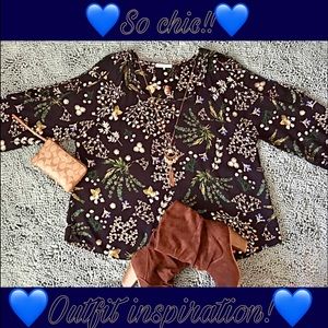 Le Lis cold shoulder plus size top